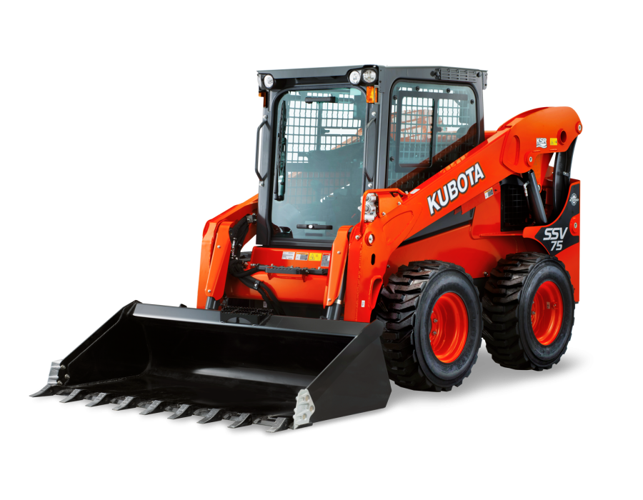 Kubota skid steer loader available for rent.
